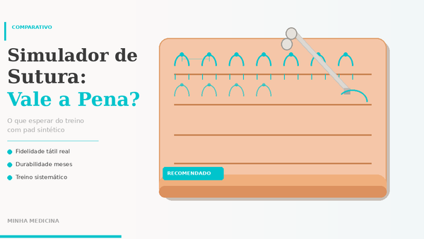 Simulador de Sutura: Vale a Pena? O Que Esperar do Treino com Pad Sintético