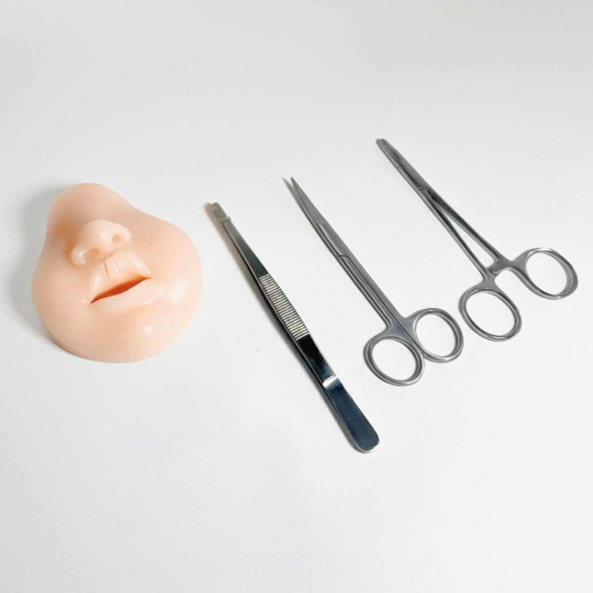 Conjunto Simulador de Queiloplastia e Instrumentais