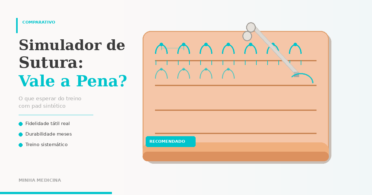 Simulador de Sutura: Vale a Pena? O Que Esperar do Treino com Pad Sintético