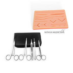 Kit Sutura Pele e Instrumentais Simples